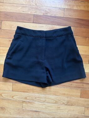 H&M Black High-Waist Shorts